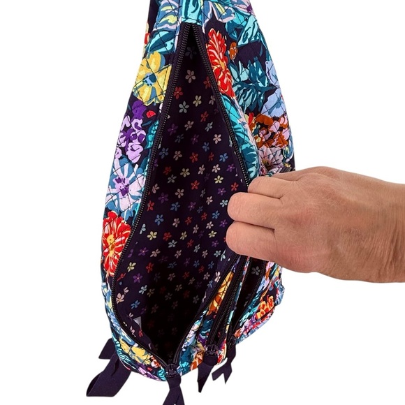 Vera Bradley Happy Blooms Pattern Sling Backpack • Lightweight & Functional - Picture 5 of 14